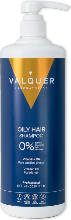 Produktbild Valquer Válquer Oil Control Shampoo 1000ml (1000 ml, Flüssiges Shampoo)