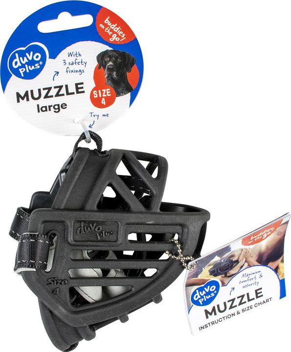 Actual product image Duvoplus Rubber dog muzzle (S, Dog, General)