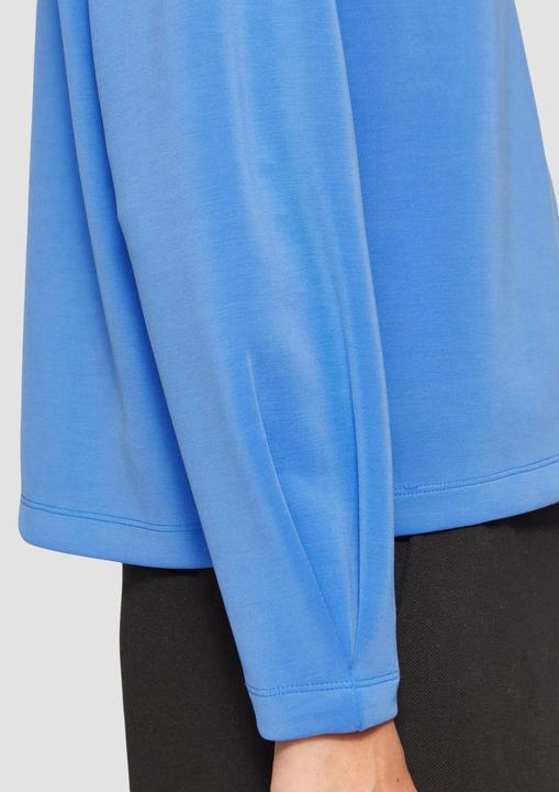 Image du produit S.Oliver Sweatshirt Scuba-Sweatshirt aus Modalmix mit Faltendetail (46)