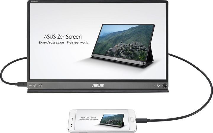 Actual product image ASUS ZenScreen GO MB16AP (1920 x 1080 pixels, 15.60")