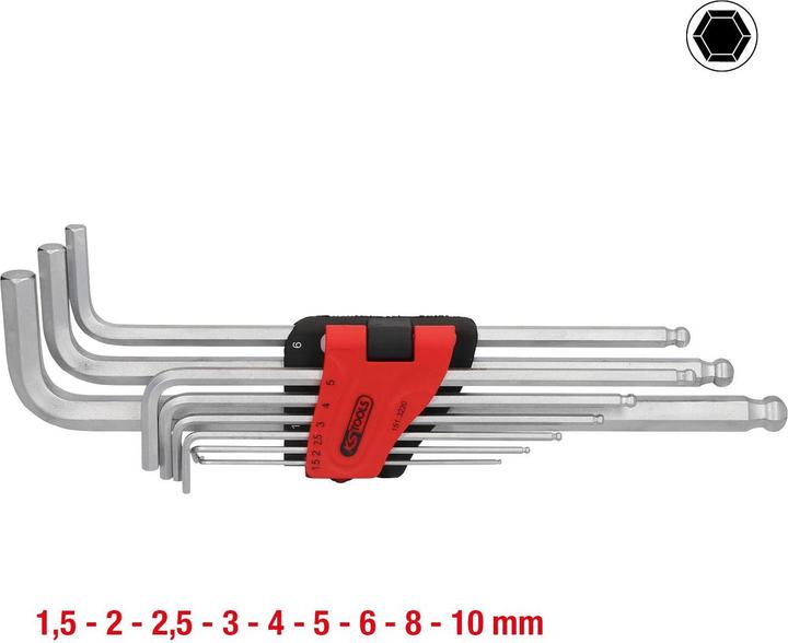 Actual product image KS Tools Allen wrench set XL