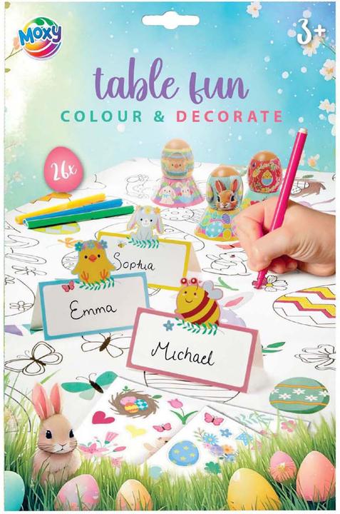 Immagine prodotto Grafix Ostertischdecke, Eierbecher und Namensschilder selbst bemalen