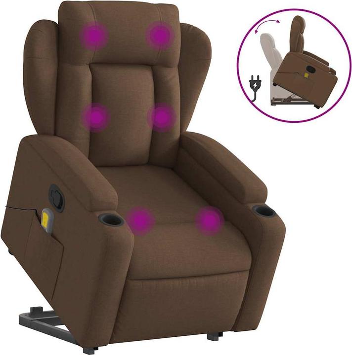 Produktbild vidaXL Massagesessel mit Aufstehhilfe