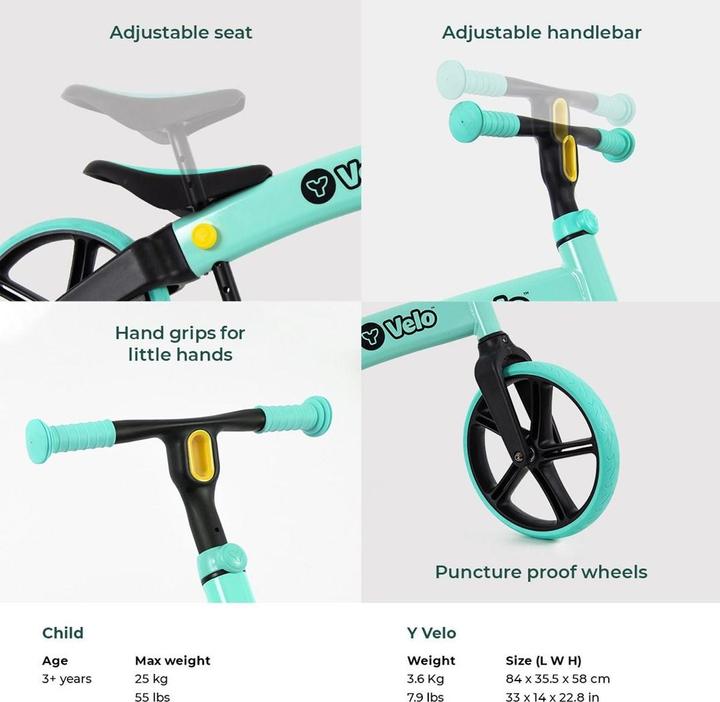 Image du produit Yvolution Senior Balance Bike Vélo à siège