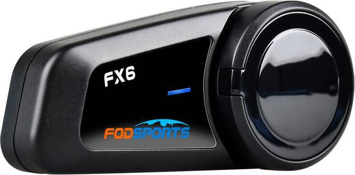 Productafbeelding Fodsports FX6 motorcycle intercom two-pack (black) (Set van 2)