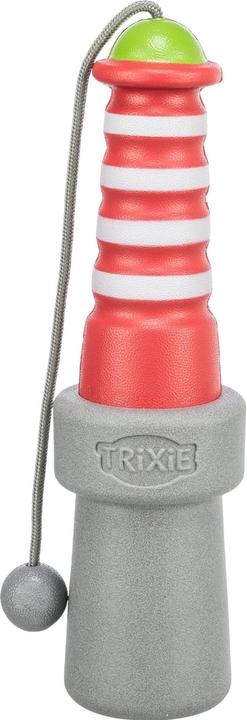 Produktbild Trixie Schwimmspielzeug Aqua Toy Leuchtturm 20 cm, Orange, Grau (Kauspielzeug Hund)