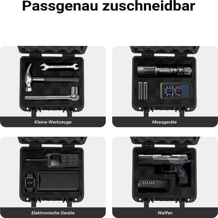 Actual product image Wiltec Universalkoffer 21,9x18,5x10,4cm wasserdicht Transportkoffer Schutzkoffer