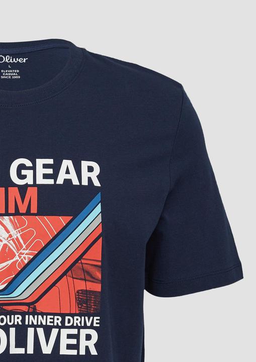 Immagine prodotto S.Oliver T-Shirt Baumwoll-T-Shirt mit Frontprint (XXL)