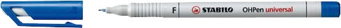 Produktbild STABILO OHPen universal Folienstift wasserlöslich (Grün, Rot, Blau, Schwarz, 0.70 mm, 4 x)