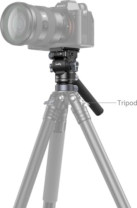 Actual product image SmallRig Video head with levelling base CH20 (Video head)