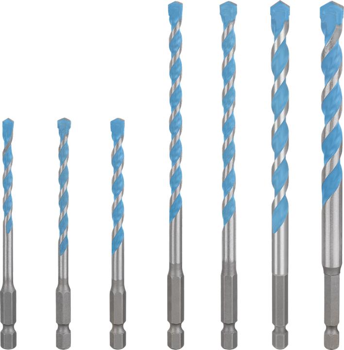 Produktbild Bosch Professional Zubehör EXPERT HEX-9 Multi Construction Bohrer-Set, 5/5,5/6/7/8/10 mm, 7-tlg. (8 Millimeter, 7 Millimeter, 6 Millimeter, 5.50 Millimeter, 10 Millimeter, 5 Millimeter)