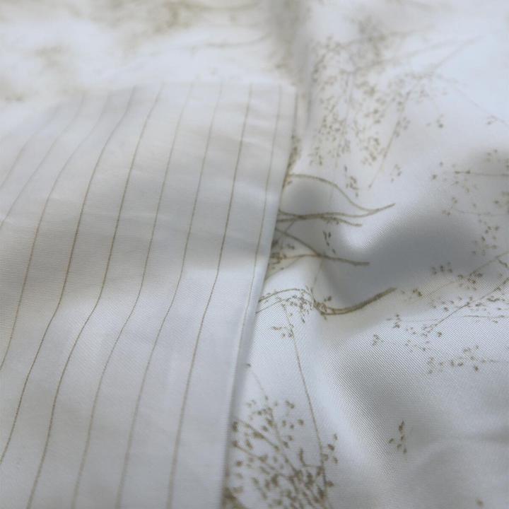 Immagine prodotto Fleuresse Mako-Satin Bettwäsche Modern Garden Rochester beige (Set di biancheria da letto, 155x220 cm + 80x80 cm)