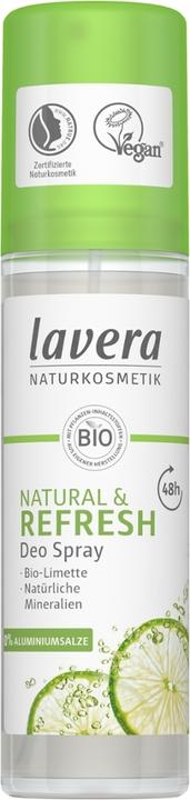 Actual product image A-Z Medica Lavera, Deodorant Spray with Organic Limound and Minerals, 75 ml (Spray, 75 ml)
