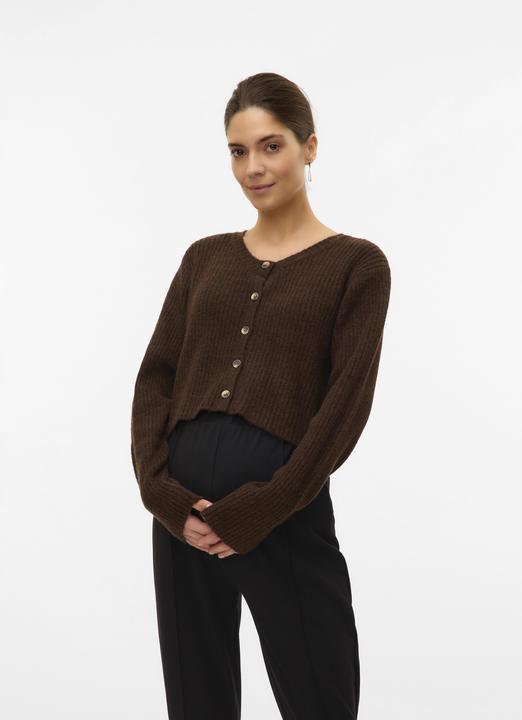 Produktbild Mamalicious Normal geschnitten Rundhals Strickjacke Strickjacke (XL)