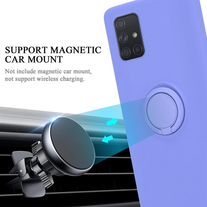 Actual product image Cadorabo TPU Liquid Ring Silicone Case Cover (Samsung Galaxy A71)