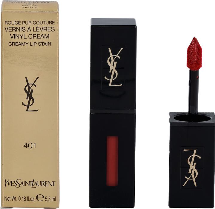 Produktbild Yves Saint Laurent Vernis à Lèvres Vinyl Cream (401 Rouge Vinyle)