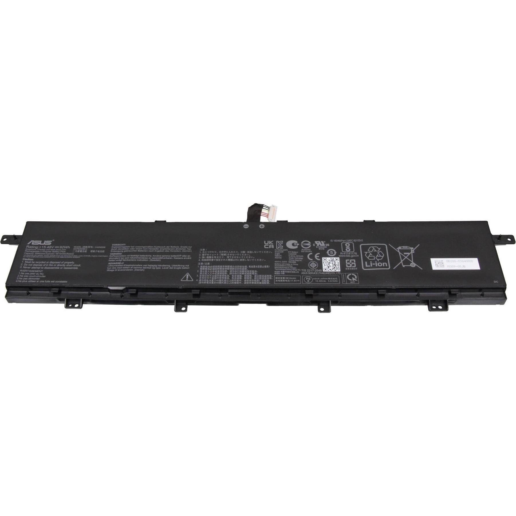 ASUS C42N2008 (8 Zellen, 5984 mAh), Notebook Akku