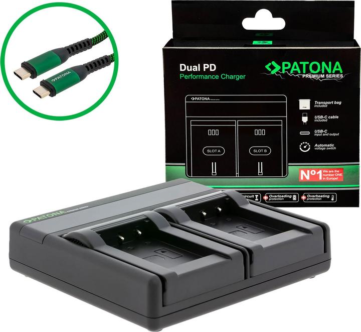 Produktbild Patona Premium Dual PD Performance (Kamera Akku Ladegerät)