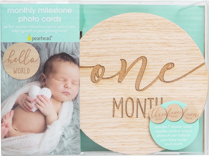 Actual product image Pearhead Milestones of pregnancy