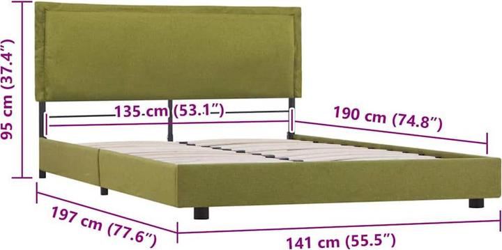 Produktbild vidaXL Ramo (135 x 190 cm)