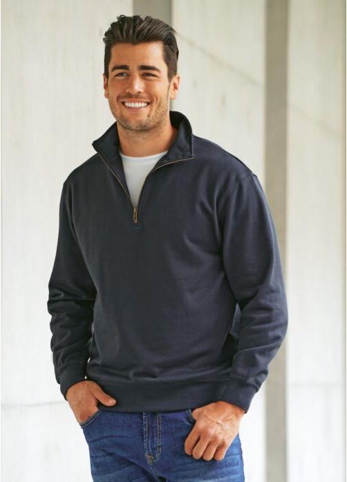 Produktbild HTA Sweater mit Reissverschluss, unisex (M)