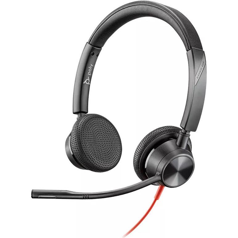 Thumbnail - Poly Blackwire C3325 (Kabelgebunden, USB-A), Office Headset, Schwarz