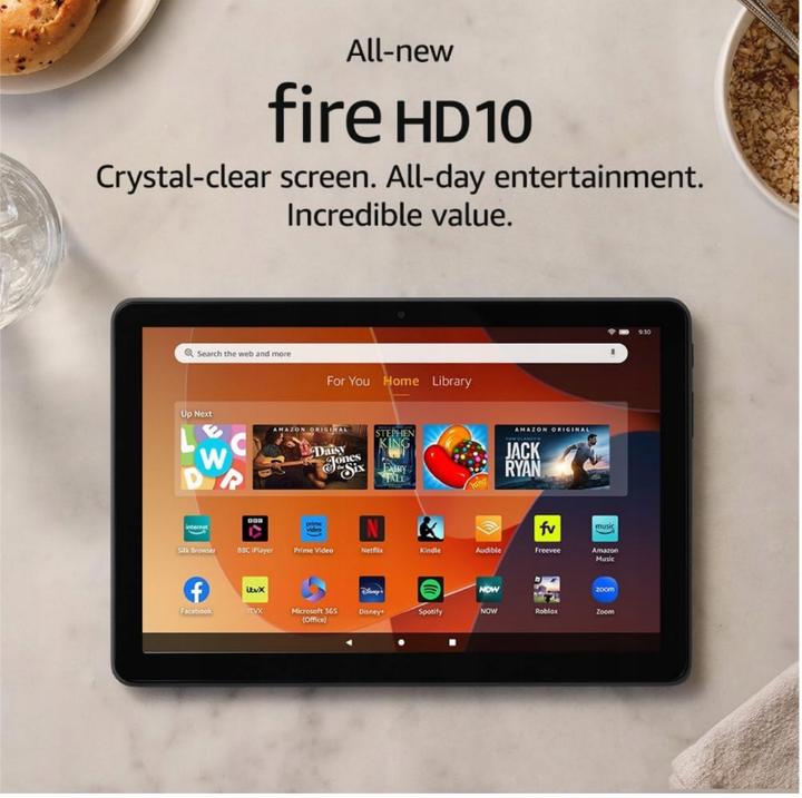 Image du produit Amazon Fire HD 10 (2023) 32 Go Wifi avec publicité Lilas Nouveau (32 Go)