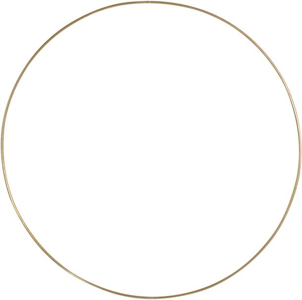 Actual product image Werner Voss Deco Ring Hoop, gold metal