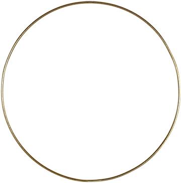 Werner Voss Deko-Ring Hoop, gold Metall