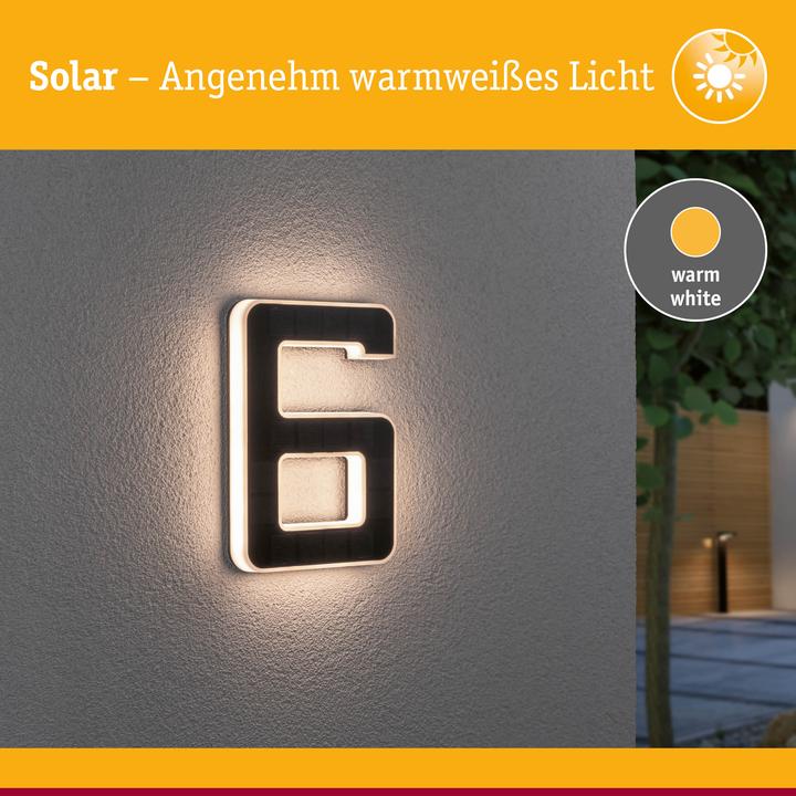 Produktbild Paulmann Solar Hausnummer (20 lm, IP44)