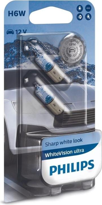 Actual product image Philips Signal bulb headlight lamp H6W White ultra (H6W)