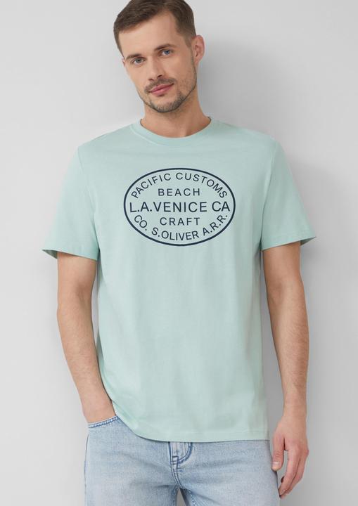 Produktbild S.Oliver T-Shirt T-Shirt mit Crew Neck und Frontprint (M)