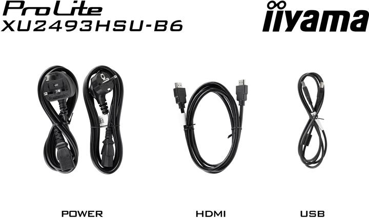 Produktbild iiyama Monitor XU2493HSU-B7 (1920 x 1080 Pixel, 23.80")