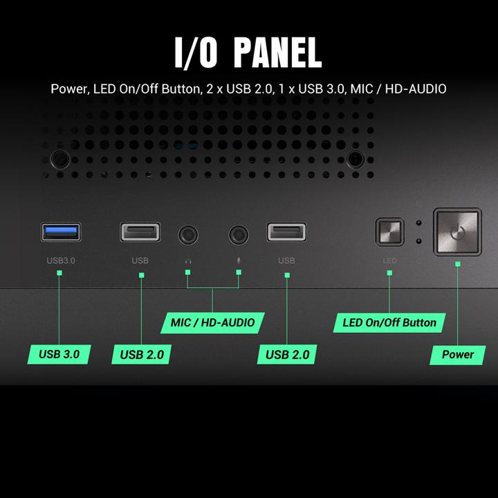 Immagine prodotto Antec Boitier Moyen Tour Atx Ax27 Elite RGB Avec Panneau Vitré (Noir) (ATX, ITX, mATX)