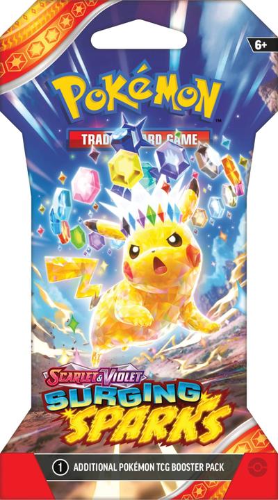 Produktbild Pokémon Surging Sparks (Englisch, Sleeved Booster Pack)