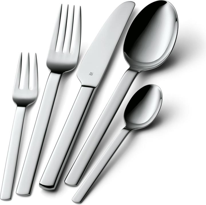Produktbild WMF Besteck Besteckset 6 Personen Palma 30tlg Monobloc-Messer Edelstahl poliert (30 Stück, Besteck Set)