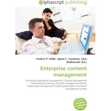 Enterprise content management, Fachbücher von Agnes F. Vandome, Frederic P. Miller, John McBrewster