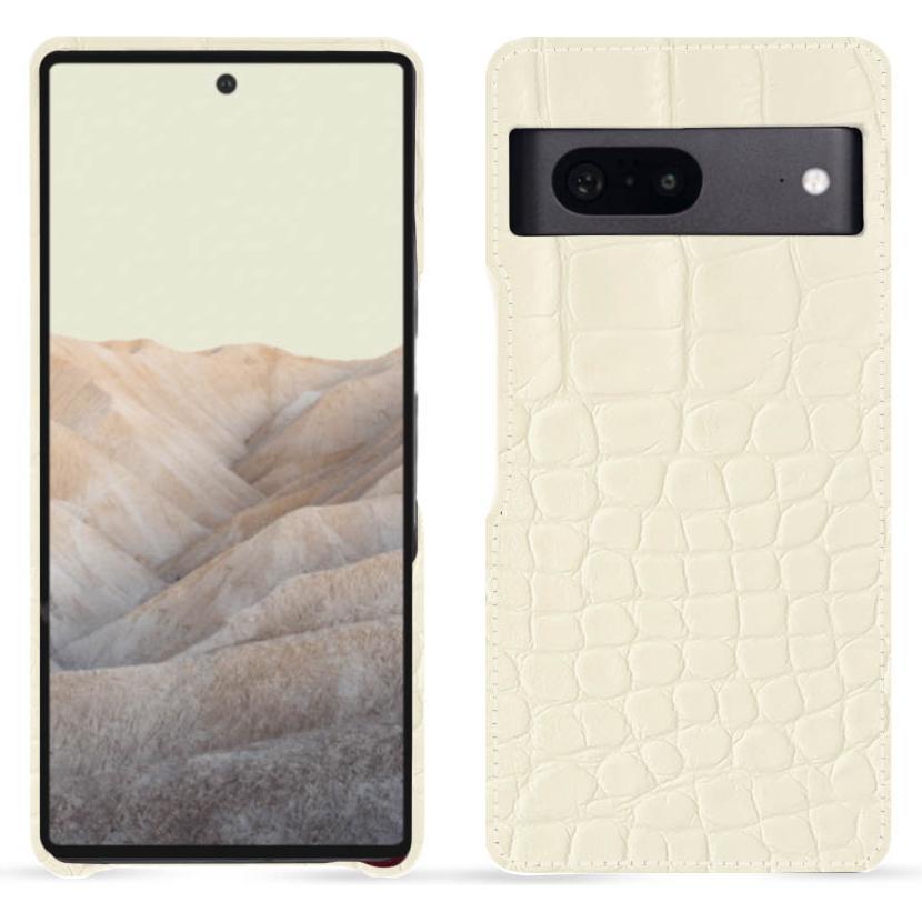 Noreve Lederschutzhülle (Google Pixel 7), Smartphone Hülle, Beige