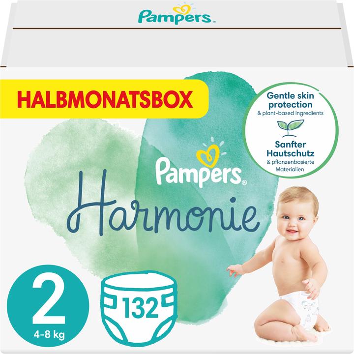 Pampers Harmonie (Gr. 2, Halbmonatsbox, 132 Stück)