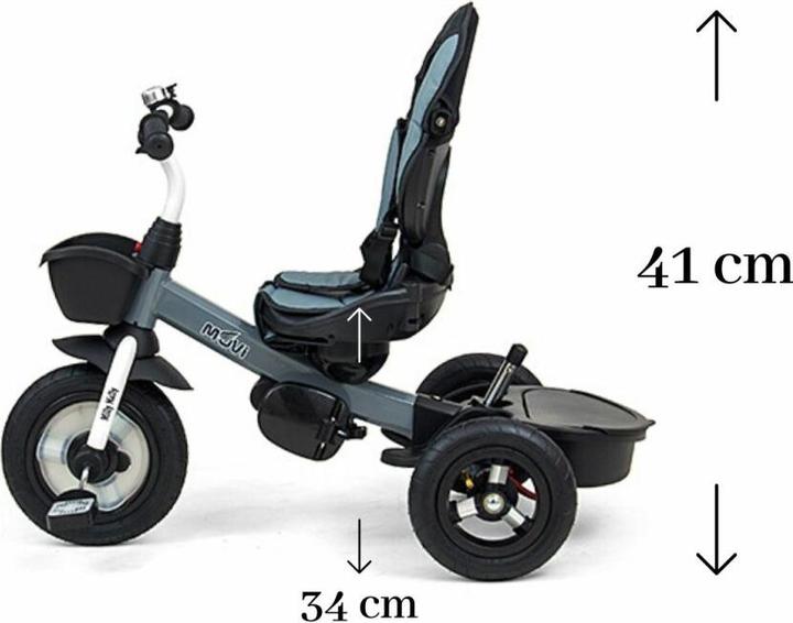 Actual product image Mally Rowerek Trójkołowy Movi Grey