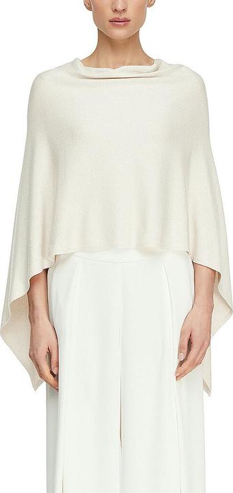 Actual product image Comma Glitzergarn-Strick-Poncho – perfektes Cover-up (One size)