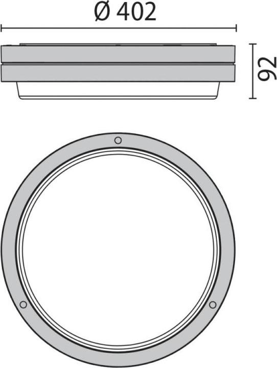 Produktbild PiL Spittler LED-Wand-u.Deckenleuchte 304267 (2739 lm)
