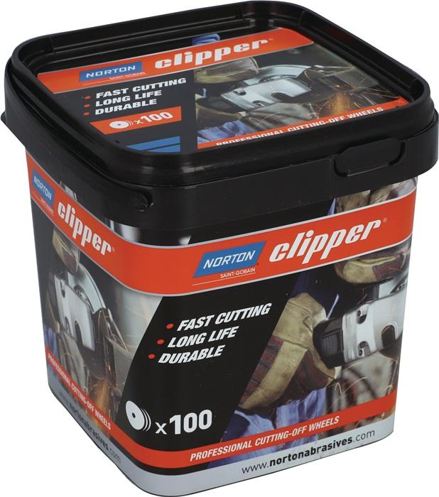 Immagine prodotto NortonLifeLock Clipper 66252839585 Trennscheiben Metall/Inox 125 x 1,0 x 22,23mm 100 Stück