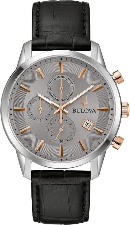 Bulova 98B409 Sutton Chronograph Men's Watch 41mm 3ATM (Analogue wristwatch, 41 mm)