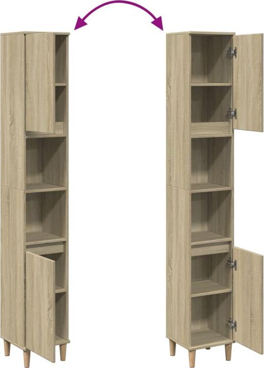 Actual product image VidaXL Badschrank (30 x 30 x 190 cm)