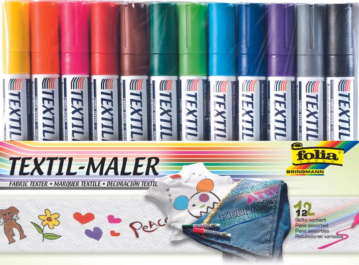 Actual product image Folia Textile painter (12x)