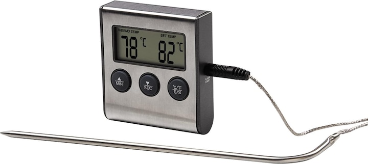 Actual product image Xavax baking/roasting thermometer Digital roasting thermometer with timer, cable sensor