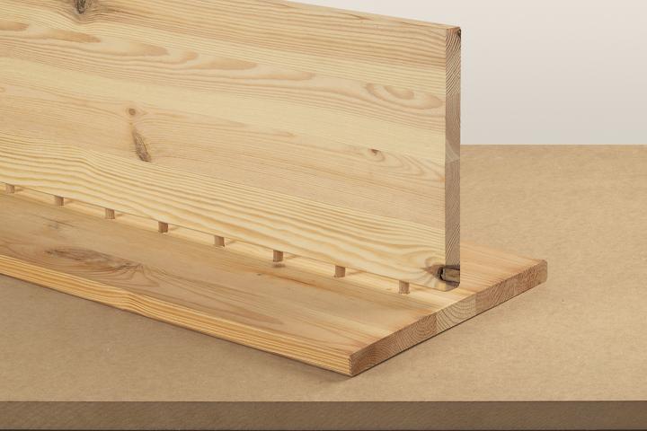 Actual product image wolfcraft 150 long wooden dowels beech ø8x40mm (150 pcs.)