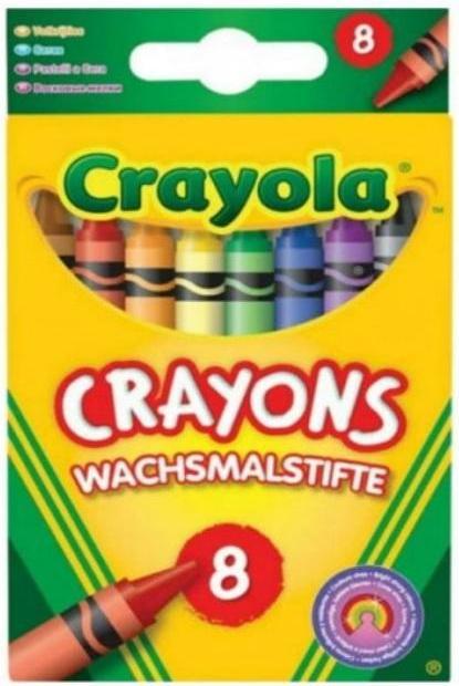Actual product image Wax crayons 8 pcs. (8x)