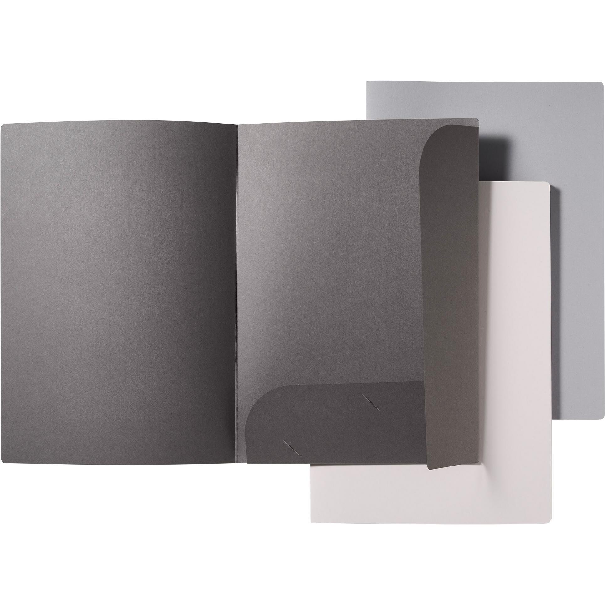 Veloflex, Mappe, 3 Angebotsmappe Grey Elegance DIN A4 farbsortiert (A4, 3 x)